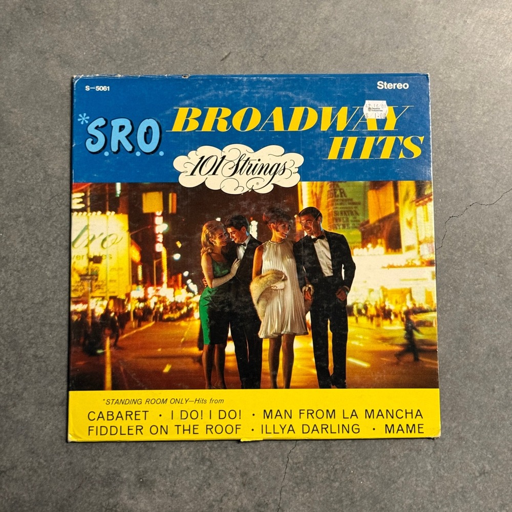 101 Strings SRO Broadway Hits Vinyl Record Alshire S-5061 Stereo Cabaret Mame